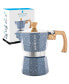 MILANO Stone Stovetop Espresso Maker Moka Pot 3 Cup, 5 Oz