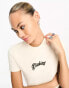 Фото #1 товара Dickies mayetta crop baby t-shirt with central logo in off white