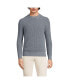 ფოტო #1 პროდუქტის Big & Tall Cotton Drifter Saddle Crewneck Shaker Sweater