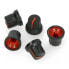 Фото #2 товара Potentiometer knob GC16 red - 6/16 mm - 5pcs