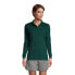 Фото #7 товара Women's School Uniform Tall Long Sleeve Mesh Polo Shirt