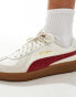 Puma Army trainers in white and red