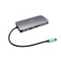 Фото #2 товара i-tec Metal USB-C Nano Dock HDMI/VGA with LAN + Power Delivery 100 W - Wired - USB 3.2 Gen 1 (3.1 Gen 1) Type-C - 100 W - 3.5 mm - Silver - MicroSD (TransFlash) - SD