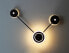 Фото #8 товара Настенный светильник ECO-Light Solar 3-плафонаремный черный 3 x 4 Вт