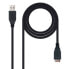 Фото #3 товара NANOCABLE USB A 3.0 Male To Micro USB B Male 1 m USB Cable