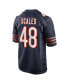 Men's Patrick Scales Navy Chicago Bears Game Jersey