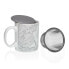 Фото #1 товара Чашка с заварочным фильтром Versa Серый Керамика