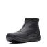 Фото #8 товара Clarks Grove Zip 26162797 Mens Black Leather Zipper Chukkas Boots
