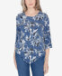 ფოტო #1 პროდუქტის Classic Elegant Flower Top with Necklace