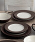 Colorwave Rim Dinner Plates, Set of 4