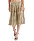 Фото #1 товара Women's Darcy Metallic-Foil-Knit Midi Skirt