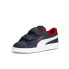 Фото #2 товара Puma Smash 3.0 L V Slip On Infant Boys Blue Sneakers Casual Shoes 39203404