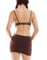 Motel vidia mini beach skirt in coffee