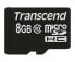Фото #2 товара Transcend microSDXC/SDHC Class 10 8GB - 8 GB - MicroSDHC - Class 10 - NAND - 90 MB/s - Black