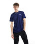 Фото #1 товара adidas Training Essentials t-shirt in navy