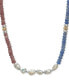 Фото #1 товара Lucky Brand two-Tone Mixed Bead Single Strand Necklace, 16" + 3" extender