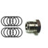 Фото #2 товара METALSUB O-Ring Bonnet Nut Model A-B 10 units valve