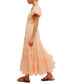 Women's Sundrenched Puff-Sleeve Tiered Dress