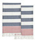 Фото #2 товара Textiles Patriotic Pestemal Pack of 2 100% Turkish Cotton Beach Towel