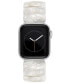 ფოტო #1 პროდუქტის Women's Ivory Marbled Acetate Expansion Bracelet designed for 42/44/45/Ultra/Ultra 2 Apple Watch