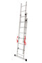 Фото #4 товара Awtools Basic 3x7 градусов алюминиевая лестница 150 кг