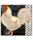 Фото #1 товара Color Bakery 'White Rooster Cafe II' Canvas Art - 18" x 2" x 18"