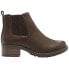 Фото #1 товара Eastland Jasmine Round Toe Chelsea Booties Womens Brown Casual Boots 2149-02