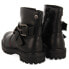 Фото #3 товара Высокие ботинки Gioseppo Raab Черные из натуральной кожи с зажимами и деталями в виде фуксии
