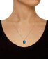 ფოტო #2 პროდუქტის London Topaz (4-1/4 ct. t.w.) Pendant Necklace in 14K Yellow Gold