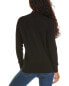 Jaclyn Smith Mock Neck Pullover Women's Black M