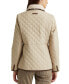 Фото #2 товара Women's Faux-Sherpa Collar Quilted Coat, Created for Macy's