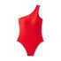 Фото #4 товара Women's Medium Coverage One Shoulder One Piece Swimsuit with Tummy Control -