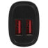 StarTech.com Dual-Port USB Car Charger - 24W/4.8A - Black - Auto - Cigar lighter - 5 V - Black