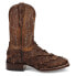 Фото #1 товара Dan Post Boots Raymond Pirarucu Square Toe Cowboy Mens Brown Casual Boots DP501