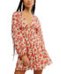 ფოტო #1 პროდუქტის Women's Keep You Smocked Mini Dress