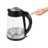 Фото #4 товара Электрический чайник Lafe CEG015 Чёрный Прозрачный Серебристый Стекло Пластик 2200 W 1,7 L