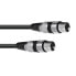 Фото #1 товара Omnitronic Adapter Cable XLR(F)/XLR(F) 0.2m Black