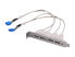 StarTech.com USBPLATE4 4 Port USB A Female Slot Plate Adapter - USB panel - 4 pi