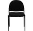 Фото #3 товара Comfort Black Fabric Stackable Steel Side Reception Chair