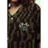 ფოტო #4 პროდუქტის GRIMEY Lucky Dragon All Over Jacquard Baseball short sleeve v neck T-shirt