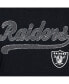 Фото #2 товара Women's Black Las Vegas Raiders Justine Long Sleeve Tunic T-shirt