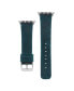 Фото #3 товара Men's and Women's Apple Moss Green Wool Velvet, Leather, Stainless Steel Replacement Band 40mm