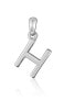 Minimalist silver letter "H" pendant SVLP0948XH2000H