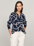 Nautical Rope Print Pullover Top