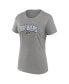 ფოტო #2 პროდუქტის Women's Navy, Gray Milwaukee Brewers Fan T-shirt Combo Set