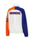 ფოტო #3 პროდუქტის Women's White Denver Broncos Curve Ball Raglan Full-Zip Track Jacket