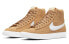 Фото #4 товара Кроссовки мужские Nike Blazer Mid 77 "Wheat Suede" - золотистые