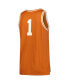 ფოტო #4 პროდუქტის Men's #1 Cream Texas Longhorns Retro Replica Basketball Jersey