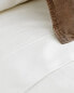 (300 thread count) cotton percale fitted sheet