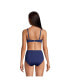Фото #2 товара Women's D-Cup Twist Front Underwire Bikini Swimsuit Top Adjustable Straps
